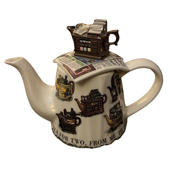 Vintage Made in England 1997-98 Paul Cardew Signed Collectors Club Teapot - Picture 4 of 6